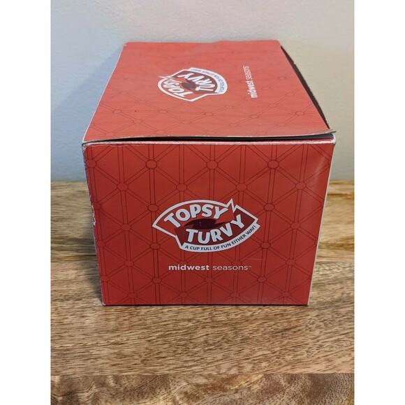 NIB Christmas Reindeer Topsy Turvy Salt & Pepper Shakers magnetic Midwest - Picture 2 of 5